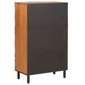 vidaXL Highboard so zásuvkou Drevité hnedé dokončenie 60 x 33 x 100 cm
