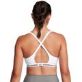 Športová podprsenka Crossback Low White - Under Armour, veľkosť XS, 87% polyester, 13% elastan