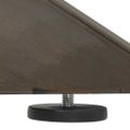 vidaXL Noha jedálenského stola v tvare pavúka, čierna 150x78x(72-73) cm, oceľ