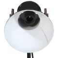 vidaXL Podlahová lampa 25 W čierna 35x35x65/95 cm E27