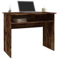 vidaXL Stôl dymový dub 90x50x74 cm spracované drevo
