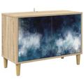 vidaXL TV skrinka RAALTE 69 x 33 x 50 cm Sonoma Kompozitné drevo