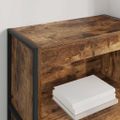 vidaXL Knižnica 60 x 30 x 121 cm Kompozitné drevo Dymová dub