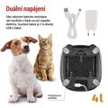 Dávkovač krmiva EMOS H6001 Pet Care, 4 l, čierny