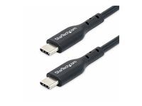 USB kábel - USB-C (samec) na USB-C (samec) - USB 2.0 - 5 / 9 / 12 / 15 / 20 V - 3 A - 2 m - USB Power Delivery (60W) - čierna