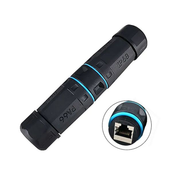 W-Star SPRJ45C6P68 - Priechodka RJ45 CAT6 STP tienená IP68, spojka