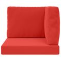 vidaXL Vankúš na vonkajšiu pohovku Polyester Červená 60 x 60 cm