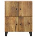 vidaXL Komoda so 4 dvierkami 60x33x75 cm masívny mangovník