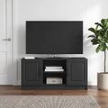 vidaXL TV skrinka Čierna 102 x 34,5 x 47 cm Kompozitné drevo