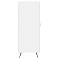 vidaXL Komoda biela 34,5x34x90 cm spracované drevo