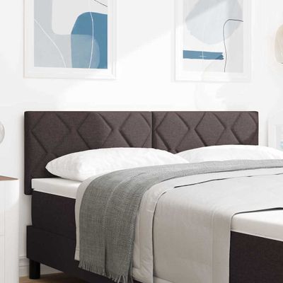 vidaXL LED hlavová doska Svetlosivá 160 cm látka