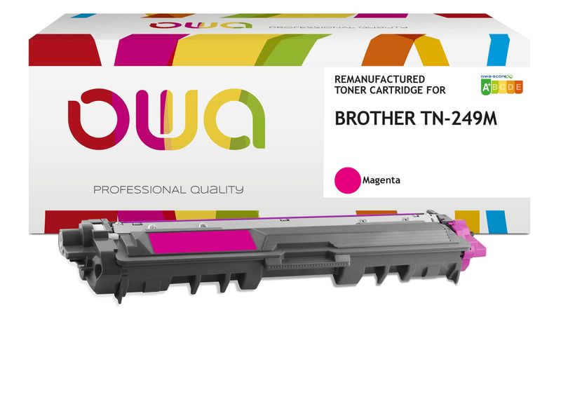 OWA Armor toner kompatibilný s Brother TN-249M, 4000st, červená/magenta