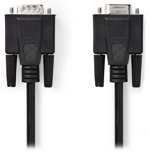 NEDIS prodlužovací kabel VGA (D-SUB)/ zástrčka VGA - zásuvka VGA/ černý/ bulk/ 5m Kabel, prodlužovací, zástrcka VGA - zásuvka VGA, cerný, 5m, bulk
