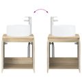 vidaXL Set kabinetov do kúpeľne 3 ks Dub sonoma 49,5 x 44,5 x 66 cm