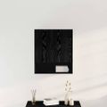 vidaXL Nástenná skrinka 60 x 30 x 70 cm Kompozitné drevo Čierny dub