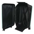 vidaXL Kufor so zámkom Mätovo zelená 34 x 23 x 55.5 cm ABS plast