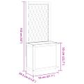 vidaXL Kvetináč s mriežkou 55x29,5x132 cm akáciový masív