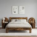 vidaXL Nočný stolík 2 ks Dymový dub 48 x 49 x 65 cm Konštruované drevo