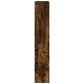 vidaXL Botník so 4 výklopnými zásuvkami dymový dub 60x34x187,5 cm
