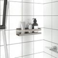 vidaXL Sprchová polica 23x6,5x6 cm, brúsená, nehrdzavejúca oceľ 304