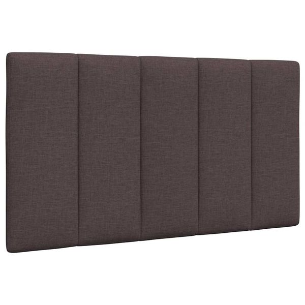 vidaXL Vankúš na čelo postele Hanko tmavohnedý 80 cm látka