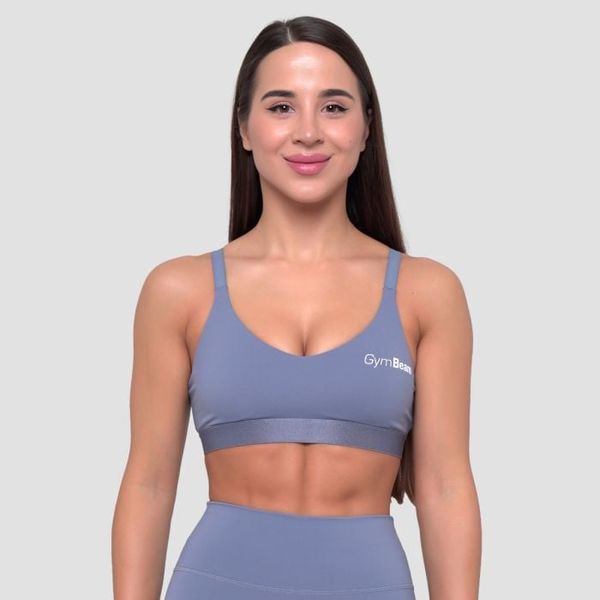 Športová podprsenka String Essence Denim Blue - GymBeam, veľkosť L