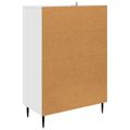 vidaXL Servírovacia skriňa Biela s vysokým leskom 66 x 34,5 x 95 cm