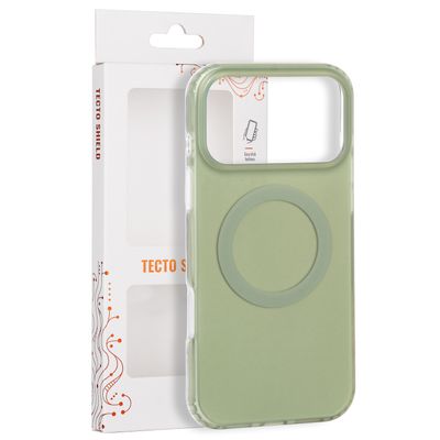 Tecto Shield Mistiq Mag puzdro pre iPhone 17 Pro Max 6,9" / 18 Pro Max 6,9" olivové