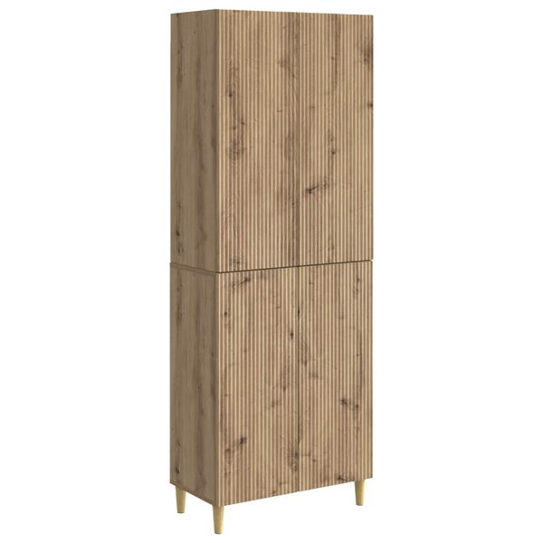 vidaXL Sada skríň 2 pcs Dub artisan 66 x 34,5 x 90 cm Kompozitné drevo