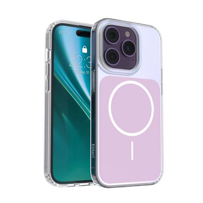 Puzdro Etteri Hidden Pearl pre iPhone 14 Pro 6,1" ružové