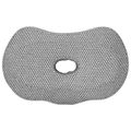 vidaXL Vankúš na krk Biely Pamäťová pena 53 x 34,5 x 10,5 cm