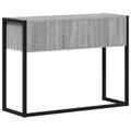 vidaXL Koncový stôl Sivý Sonoma 100 x 36 x 75 cm Kompozitné drevo