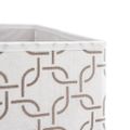 vidaXL skladacie úložné boxy 4 ks Krémovo 32x32x32 cm Netkaná textília