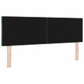 vidaXL LED hlavová doska Tmavozelená 160 cm Zamat
