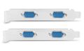 AXAGON PCEA-S4N, PCIe riadič - 4x sériový port (RS232) 250 kbps, vč. LP Radic, PCIe x1, 4x sériový port, 250kb/s, včetne low profile záslepky
