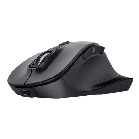 Trust Fyda Multi-device Wireless Mouse/Kancelárska/Optická/Pre pravákov/2 400 DPI/USB+BT/Čierna