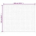 vidaXL Záťažová prikrývka bledokrémová 220x260 cm 11 kg látka