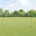 vidaXL Hexagonálny plot s stĺpom 50 x 1,6 m Pozinkovaná oceľ Sieťovina
