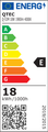 Q-53M LED panel 18W 1980lm 4000K čierny - kruhový vstavaný Qtec
