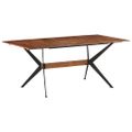 vidaXL Jedálenský stôl 180x90x76 cm mangovníkový masív