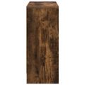 vidaXL Servírovacia skriňa Dymová dub 73,5 x 22,5 x 53,5 cm