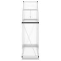 vidaXL Skleník so základovým rámom strieborný 169x58x202 cm hliník