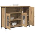 vidaXL Servírovacia skriňa Remeselný dub 100 x 35 x 75 cm