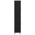 vidaXL Highboard 2 ks Čierny dub 69,5 x 34 x 180 cm Kompozitné drevo