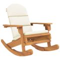 vidaXL Adirondack Hojdacie kreslo s vankúšmi masívne akáciové drevo