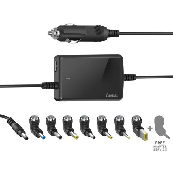 HAMA Adaptér pre notebooky 15V-19V, 70W, slim