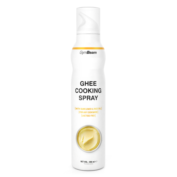 Ghee sprej na varenie - GymBeam, 200 ml