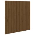 vidaXL Nástenné čelo postele medovohnedé 108x3x110 cm masívna borovica