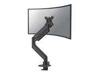 Montážna sada (montážne rameno na stôl) - plný pohyb - na zakrivený LCD displej - oceľ - čierna - veľkosť obrazovky: 17"-49"