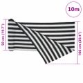 vidaXL Tieniaca sieť antracitovo-biela 1x10 m HDPE 195 g/m²